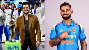 Champions Trophy 2025 : Suresh Raina Predicts Blockbuster 'Hat-trick' For Virat Kohli Ahead Of ICC Event