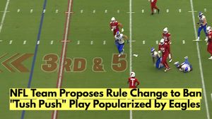 NFL Team Proposes Rule Change to Ban 'Tush Push' Play Popularized by Eagles