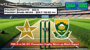 PAK-A vs SA ICC Champions Trophy Warm-up Match Report: South Africa beat Pakistan Shaheens by 3 Wickets