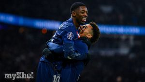 PSG Triumphs Over Monaco 4-1 As Dembele And Kvaratskhelia Shine In Ligue 1 Match