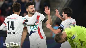PSG Dominates Stade Briochin With 7-0 Victory In Coupe De France Quarter-Finals