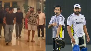 IND vs ENG: Rohit Sharma & Gautam Gambhir Share Fun Banter at Team Hotel Amid Rumours of Rift - Watch