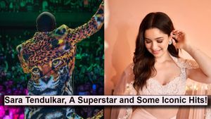 Sara Tendulkar Shines at Mumbai Wedding as International Singer Behind ‘Chammak Challo’ & ‘Beautiful’ Takes the Stage- Can You Guess Who?