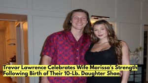 Trevor Lawrence Celebrates Wife Marissa's Strength Following Birth of Their 10-Lb. Daughter Shae