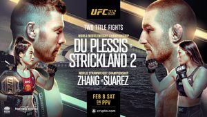 UFC 312: Du Plessis vs. Strickland 2 Fight Card, Date, Start Time in India, Telecast & Live Streaming Info