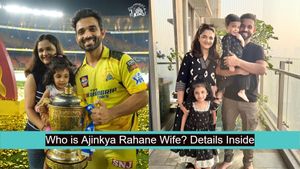 Meet Ajinkya Rahane Wife Radhika Dhopavkar - KKR Captain’s Key Supporter, Mother of Two, Has Net Worth of ₹80 Crore
