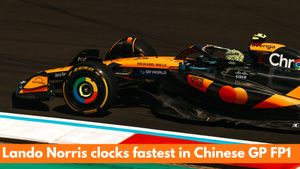 Formula 1 Chinese Grand Prix 2025 Practice 1 Result: Lando Norris goes fastest, Charles Leclerc clocks 2nd fastest lap