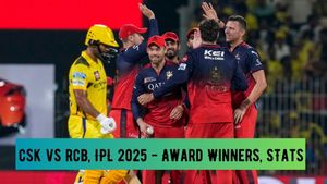 CSK vs RCB, IPL 2025: Awards List, Player of the Match, Stats, Captains' Comments, Post-Match Presentation