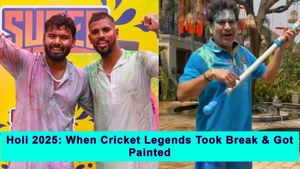 Holi 2025: How Sachin Tendulkar, Virender Sehwag, and IPL Stars Turned the Town into Colourful Chaos & Had a Blast Doing It