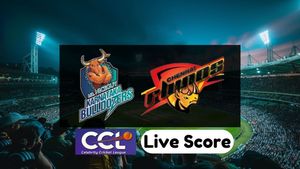 Karnataka Bulldozers vs Chennai Rhinos Highlights, CCL 2025: Ajay, Vikranth script huge victory as Rhinos stun Bulldozers to reach Final