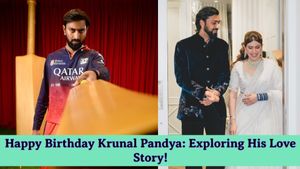 Krunal Pandya Birthday Special: Exploring the Love Story With Pankhuri Sharma That Will Warm Your Heart