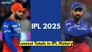 Lowest Totals in IPL History: Which Team has Scored the Fewest Runs in an Innings, from 2008 to IPL 2025? Virat Kohli’s RCB Tops List!