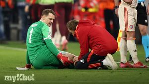 Manuel Neuer Suffers Calf Injury During Goal Celebration In Bayern Munich's Champions League Match