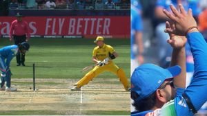 IND vs AUS Semi-Final: Lucky Steve Smith! Axar Patel Hits Stumps, But Bails Stay Intact During Champions Trophy 2025 Clash: WATCH