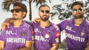 IPL 2025: KKR Launch Eco-Friendly Biodegradable Jersey with the Return of ‘Runs To Roots’ Campaign
