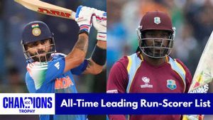 Most Runs in Champions Trophy History: Virat Kohli all set to become all-time leading run-scorer, 35 runs away from surpassing Chris Gayle