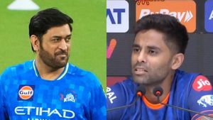 No way to 'control MS Dhoni' says Suryakumar Yadav ahead of CSK vs MI in Chennai | Watch Video