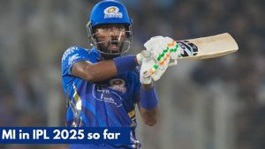 Mumbai Indians IPL 2025 Season So Far Before MI vs KKR: Complete Players Statistics, Standings, Schedule, Result