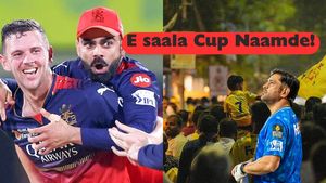 RCB vs CSK IPL 2025: Chepauk Turns Red as E Saala Cup Naamdhe Spirit Dominates Chennai