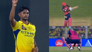 RR vs CSK: Matheesa Pathirana terrorizes Riyan Parag, clean bowled him with yorker after hitting on painfully on elbow