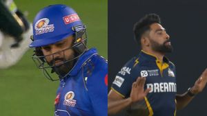 GT vs MI: Why did Mohammed Siraj celebrate 'Virat Kohli' style after dismissing Rohit Sharma?