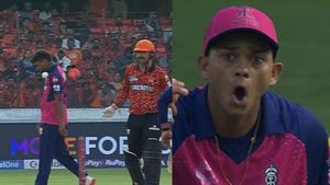 SRH vs RR: Yashasvi Jaiswal's Wild Throw hits Sandeep Sharma's Chest, Rajasthan Royals React