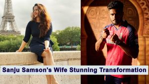 How Did Sanju Samson's Wife Charulatha Remesh Transform Into a More Confident, Gorgeous, and Fashionable Woman?