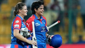 WPL 2025: Shafali Verma Reacts After Sharing 2nd Highest Partnership in Women's Premier League With Jess Jonassen