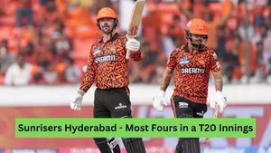 SRH vs RR: Most Fours in a T20 Match - Ishan Kishan, Travis Head star as Sunrisers Hyderabad create World Record
