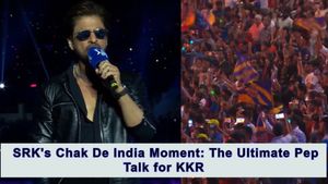 SRK Channels His Inner Kabir Khan: Bollywood King’s KKR Pep Talk Inspires Ipl 2025 Fans