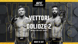 UFC Vegas 104: Vettori vs. Dolidze Fight Card, Date, Start Time in India, Telecast & Live Streaming Info