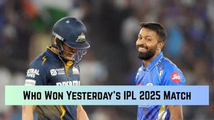 Who Won Yesterday's IPL 2025 Match, GT vs MI: Yesterday IPL Match Winner, Scorecard, Award Winners