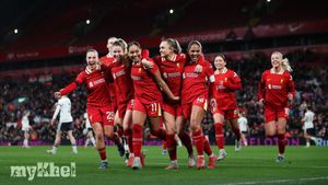 Liverpool Ends Manchester United's Seven-Game Winning Streak As Arsenal Climbs To Second In WSL
