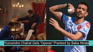 Yuzvendra Chahal Gets ‘Opener’ Surprise: Baba Nirala Pranks Cricketer, Fans Can’t Stop Laughing