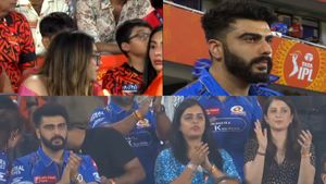 IPL 2025 SRH vs MI: Arjun Kapoor To Laila Faisal, Devisha Shetty- Celebrities Spotted In Stands In Hyderabad