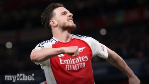 Arsenal Secures Impressive 3-0 Victory Against Real Madrid With Declan Rice's Two Free-Kicks