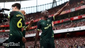 Arsenal And Brentford End In 1-1 Draw As Wissa's Goal Impacts Liverpool's Title Aspirations