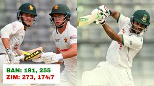 BAN vs ZIM, 1st Test: Zimbabwe Edge Bangladesh by 3 Wickets in Sylhet, Take 1-0 Lead After Muzarabani’s Heroics