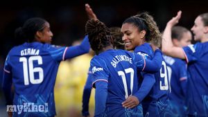 Chelsea Dominates Crystal Palace 4-0 With Macario's Two Goals In WSL Match