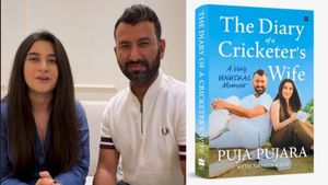 Cheteshwar Pujara Launches Wife Puja’s Book 'The Diary of a Cricketer’s Wife' During the IPL 2025 Season