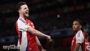 Declan Rice Scores Two Free-Kick Goals As Arsenal Defeats Real Madrid In Champions League Quarter-Finals