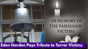 KKR vs PBKS, IPL 2025: Eden Gardens Bell Goes Silent, as Kolkata Pays Tribute to Pahalgam Terror Attack Victims