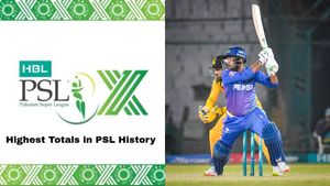 Highest Totals in PSL History: Record-Breaking Scores and Unstoppable Batting Performances Across the Seasons