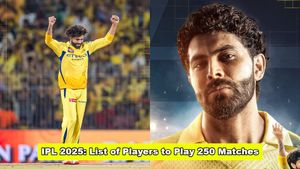 IPL 2025: List of Players to Play 250 Matches – Ravindra Jadeja Joins Elite Club with Dhoni, Rohit, Kohli, and Karthik