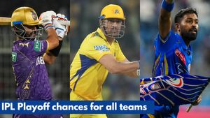 IPL 2025 Playoff Qualification Chances for CSK, KKR, SRH, RCB, RR, MI, PBKS, LSG, GT, DC on May 1