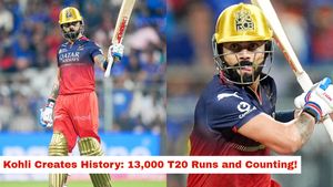 IPL 2025: Virat Kohli Becomes First Indian to Smash 13,000 T20 Runs, Joins Elite Club with Gayle, Hales, Malik & Pollard