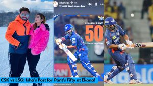 CSK vs LSG: Isha Negi’s Post For Rishabh Pant’s Fifty In Ekana