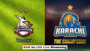 KAR vs LHA Live Streaming, PSL 2025: How to Watch Karachi Kings vs Lahore Qalandars Telecast on TV and Online?