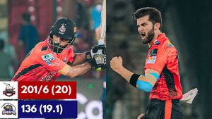 PSL 2025: Lahore Qalandars Crush Karachi Kings by 65 Runs, Shaheen Afridi, Fakhar Zaman, Rishad Hossain Star in Win