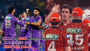 KKR vs SRH Match Report, IPL 2025: Kolkata Thrash Hyderabad by 80 Runs as Vaibhav Arora Shines; Venkatesh Iyer, Raghuvanshi Power Kolkata to Dominant Win